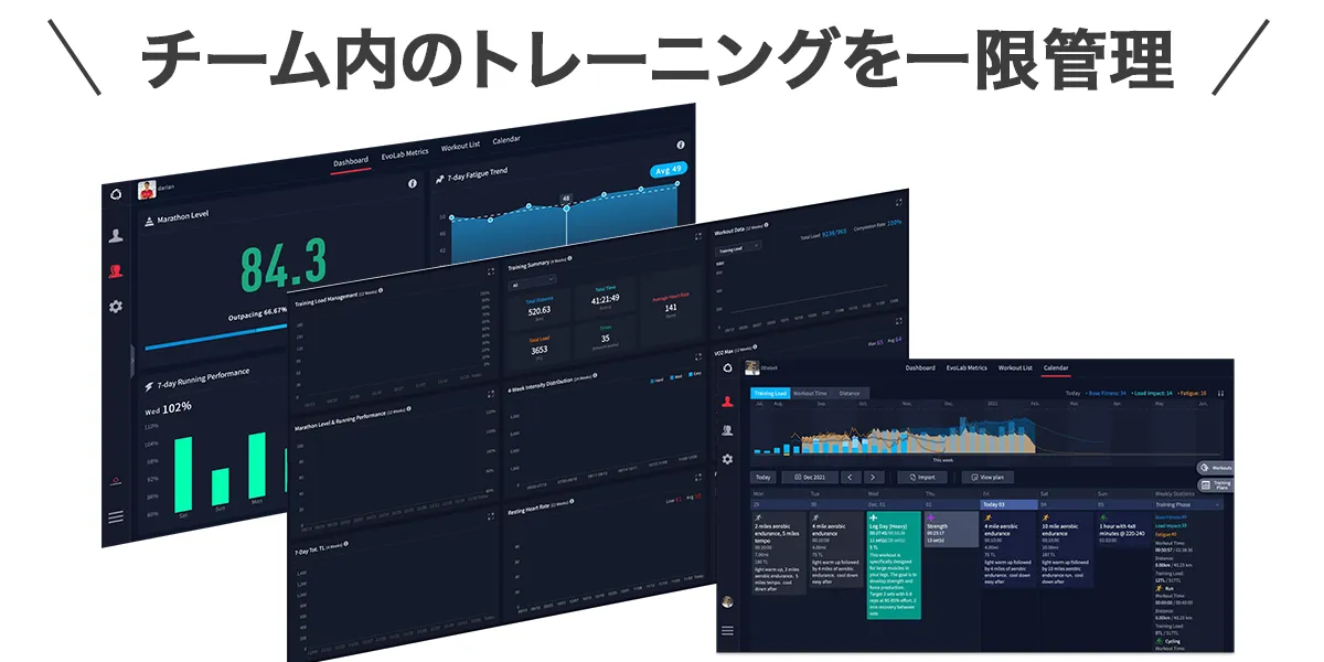 Pace3の特徴④：チームユーザー向けTraining Hub