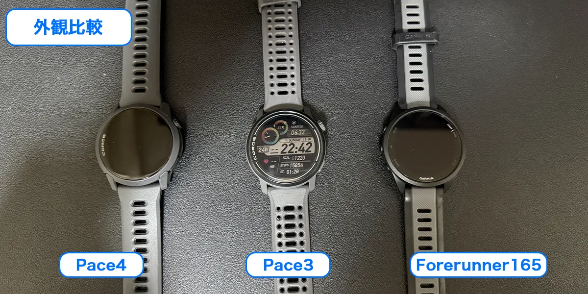 サイズを実寸で比較